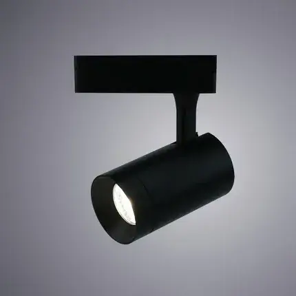 Светильник для однофазного трека Arte Lamp A1710PL-1BK SOFFITTO — черный, ракурс 2