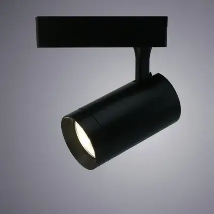 Светильник для однофазного трека Arte Lamp A1720PL-1BK SOFFITTO — черный, ракурс 2