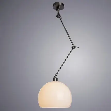 Светильник Arte Lamp A1733SP-1SS PAOLO — серебряный, ракурс 2
