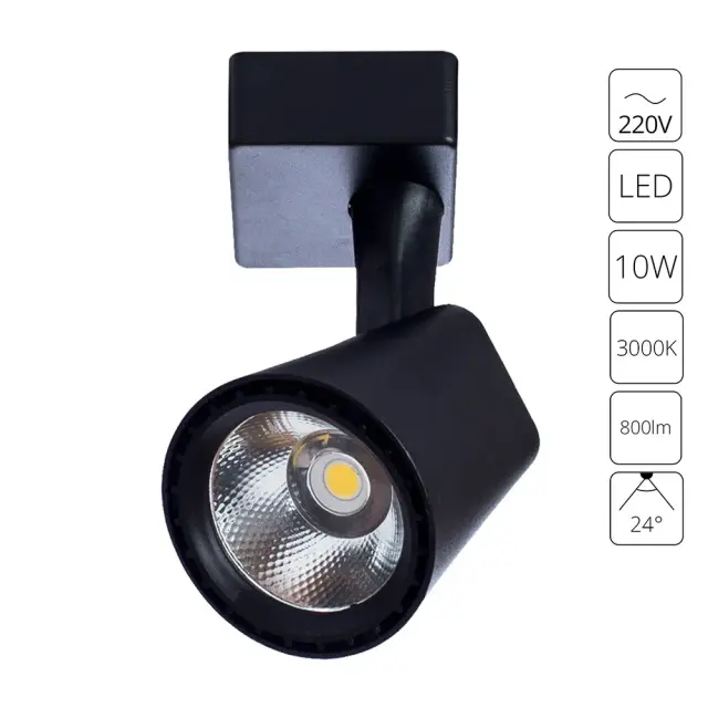 Светильник для однофазного трека Arte Lamp A1811PL-1BK AMICO — черный