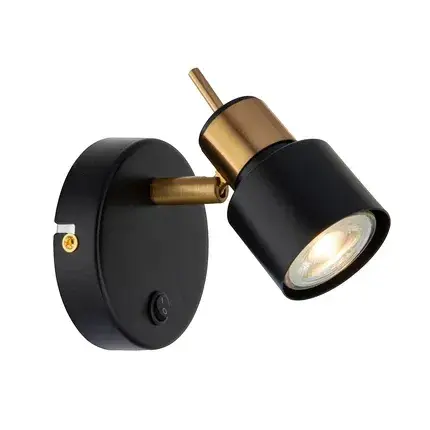 Спот Arte Lamp A1906AP-1BK ALMACH — черный, ракурс 2