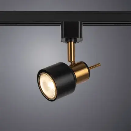Светильник для однофазного трека Arte Lamp A1906PL-1BK ALMACH — черный, ракурс 2