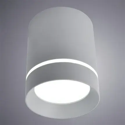 Точечный светильник Arte Lamp A1909PL-1GY ELLE — серый, ракурс 2
