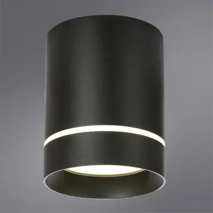 Точечный светильник Arte Lamp A1949PL-1BK ELLE — черный, ракурс 2