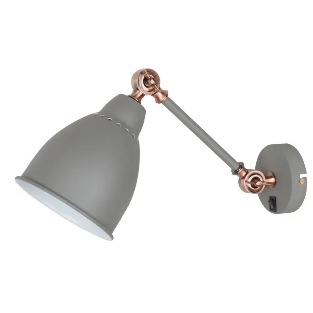 Бра Arte Lamp A2054AP-1GY BRACCIO — серый
