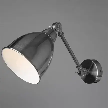 Бра Arte Lamp A2054AP-1SS BRACCIO — серебряный, ракурс 2