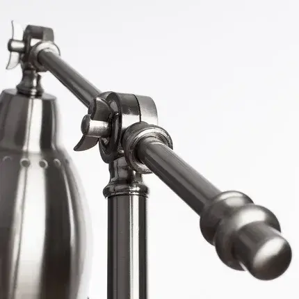 Настольная лампа Arte Lamp A2054LT-1SS BRACCIO — серебряный, ракурс 3