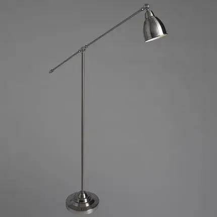 Торшер Arte Lamp A2054PN-1SS BRACCIO — серебряный, ракурс 2
