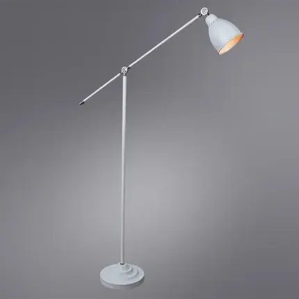 Торшер Arte Lamp A2054PN-1WH BRACCIO — белый, ракурс 2