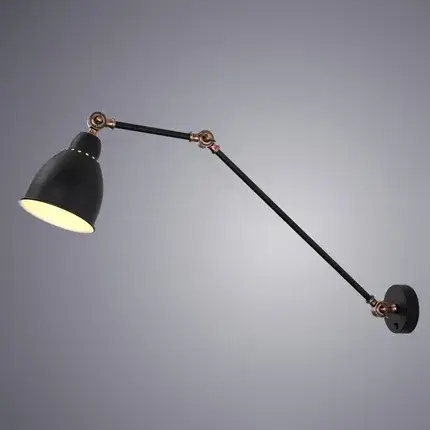 Бра Arte Lamp A2055AP-1BK BRACCIO — черный, ракурс 2