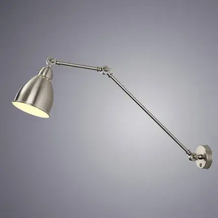 Бра Arte Lamp A2055AP-1SS BRACCIO — никель, ракурс 2