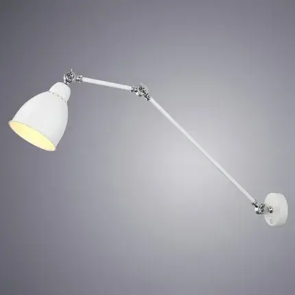 Бра Arte Lamp A2055AP-1WH BRACCIO — белый, ракурс 2