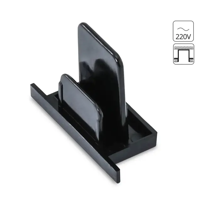 Заглушка для однофазного шинопровода Arte Lamp A210106 TRACK ACCESSORIES — черный
