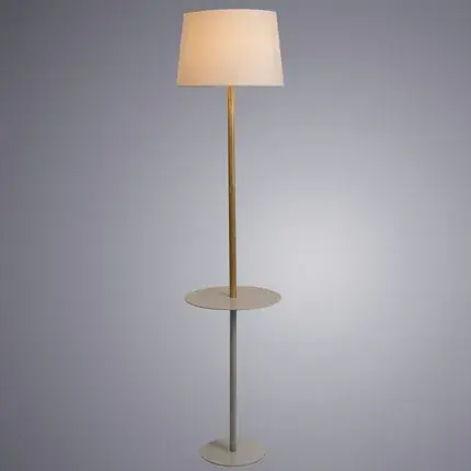 Торшер Arte Lamp A2102PN-1WH CONNOR — белый, ракурс 2