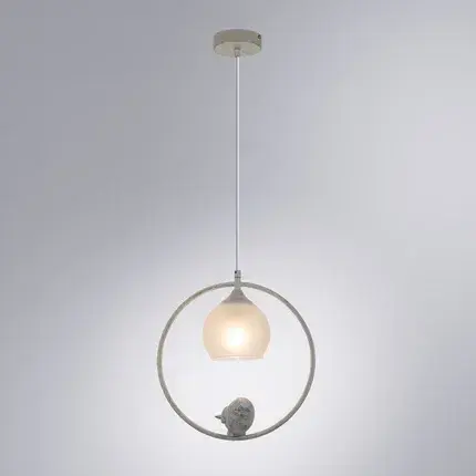 Светильник Arte Lamp A2150SP-1WG GEMELLI — белое золото, ракурс 2