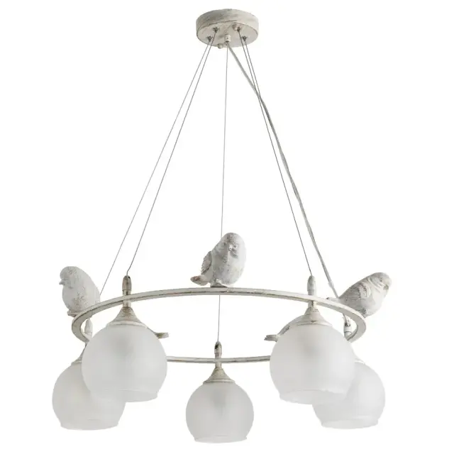 Люстра Arte Lamp A2150SP-5WG GEMELLI — белое золото