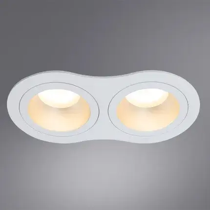 Точечный светильник Arte Lamp A2161PL-2WH ALKES — белый, ракурс 2