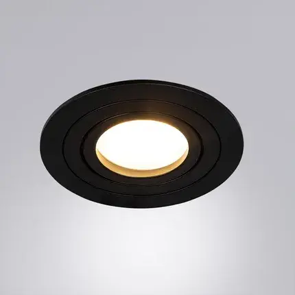 Точечный светильник Arte Lamp A2167PL-1BK TARF — черный, ракурс 2