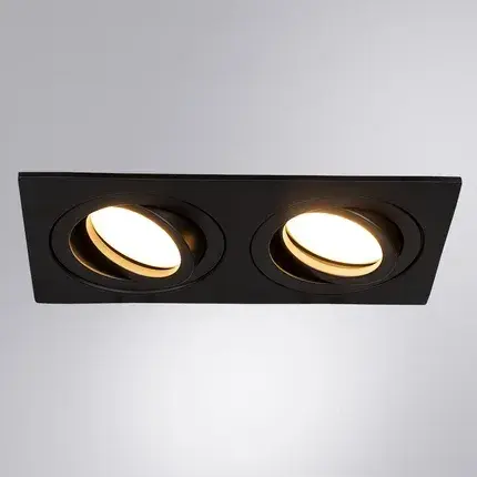 Точечный светильник Arte Lamp A2168PL-2BK TARF — черный, ракурс 2