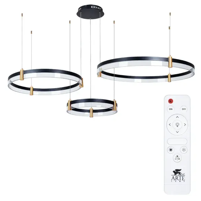 Светильник Arte Lamp A2185SP-3BK MERCURY — черный
