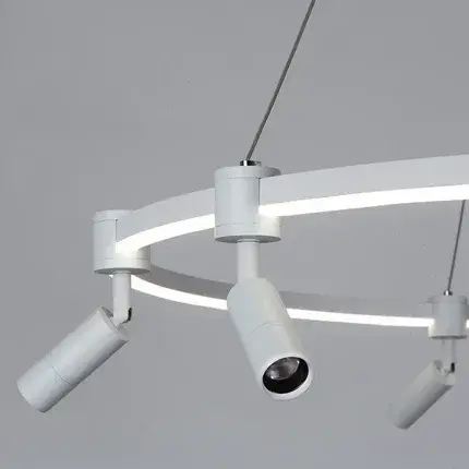 Светильник Arte Lamp A2186SP-1WH RING — белый, ракурс 3