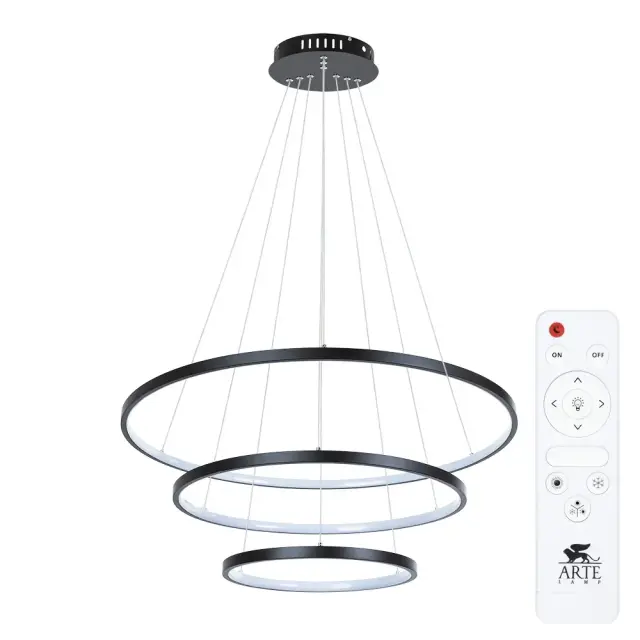Светильник Arte Lamp A2197SP-3BK FRODO — черный