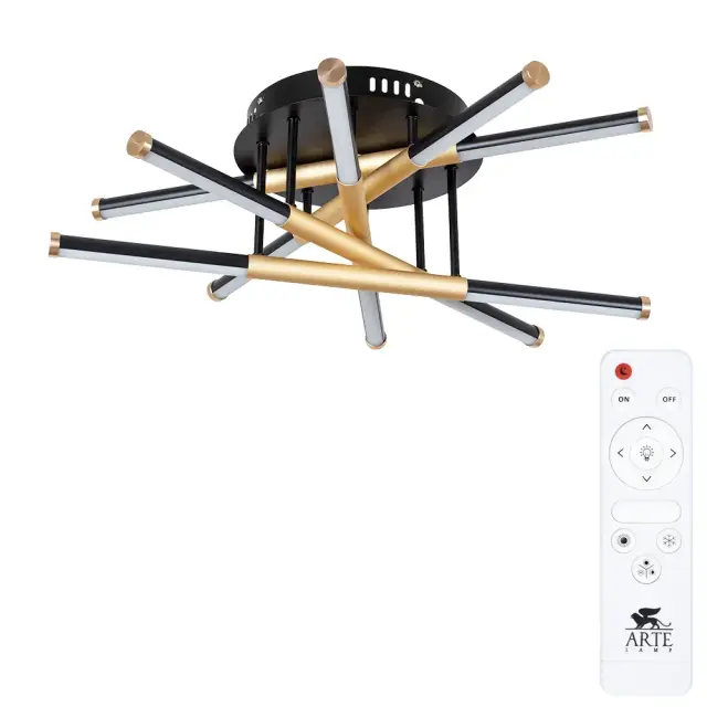 Люстра Arte Lamp A2199PL-5BK FERNANDO — черный