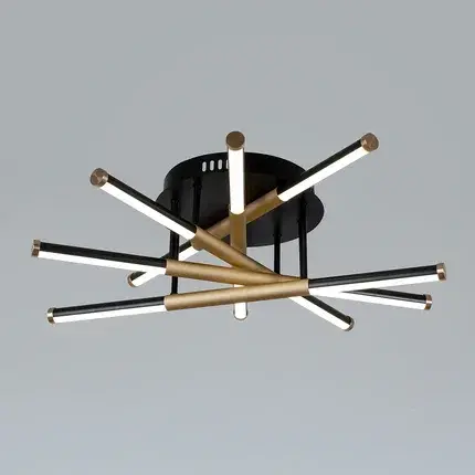 Люстра Arte Lamp A2199PL-5BK FERNANDO — черный, ракурс 2