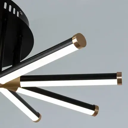 Люстра Arte Lamp A2199PL-5BK FERNANDO — черный, ракурс 3