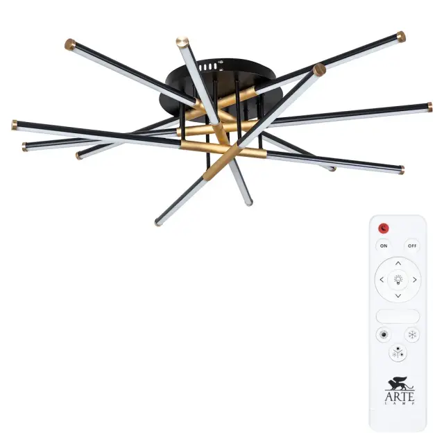 Люстра Arte Lamp A2199PL-6BK FERNANDO — черный