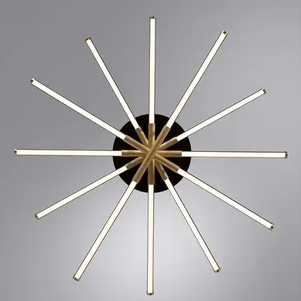 Люстра Arte Lamp A2199PL-6BK FERNANDO — черный, ракурс 3