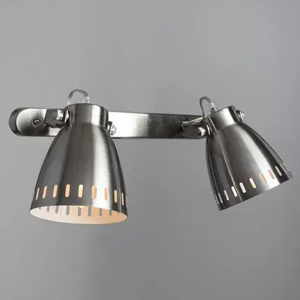 Спот Arte Lamp A2214AP-2SS LUNED — серебряный, ракурс 2