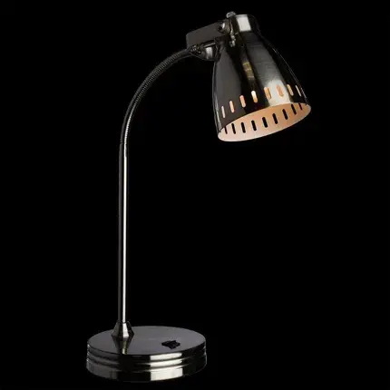 Настольная лампа Arte Lamp A2214LT-1SS LUNED — серебряный, ракурс 2