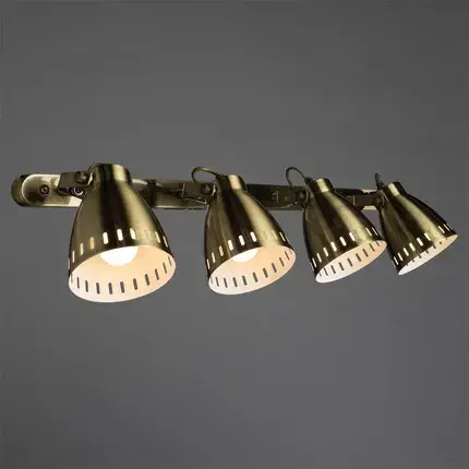 Спот Arte Lamp A2214PL-4AB LUNED — бронза, ракурс 2