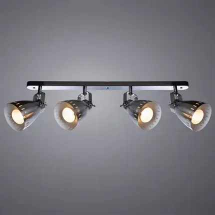 Спот Arte Lamp A2214PL-4SS LUNED — серебряный, ракурс 2