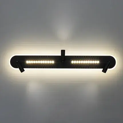 Светильник Arte Lamp A2220PL-3BK PISCES — черный, ракурс 2