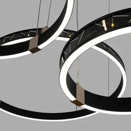 Светильник Arte Lamp A2222SP-3BK SHINE — черный, ракурс 3