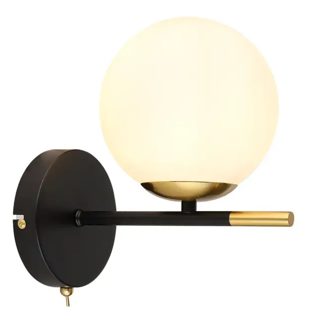 Бра Arte Lamp A2224AP-1BK ALCOR — черный