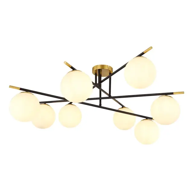 Люстра Arte Lamp A2224PL-8BK ALCOR — черный