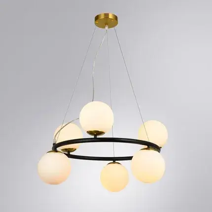 Светильник Arte Lamp A2224SP-6BK ALCOR — черный, ракурс 2