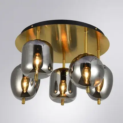 Люстра Arte Lamp A2231PL-5PB FREDDIE — медь, ракурс 2
