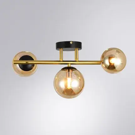 Светильник Arte Lamp A2243PL-3PB GEMINI — черный, ракурс 2