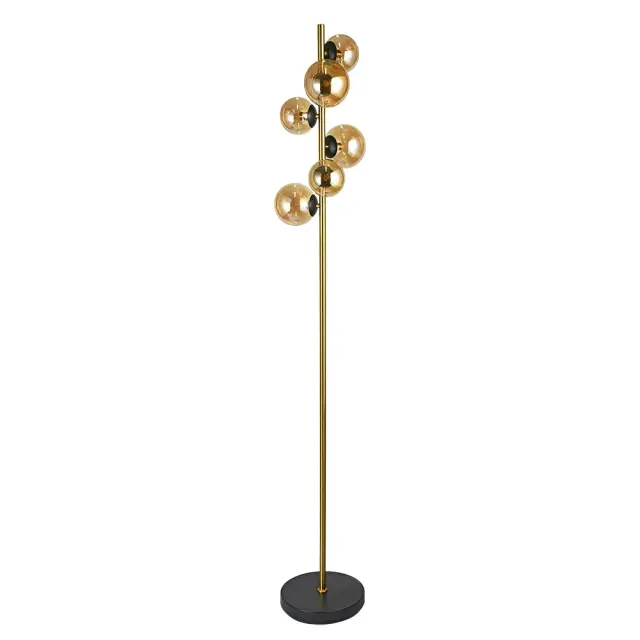 Торшер Arte Lamp A2243PN-6PB GEMINI — черный