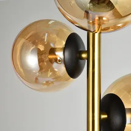 Торшер Arte Lamp A2243PN-6PB GEMINI — черный, ракурс 3