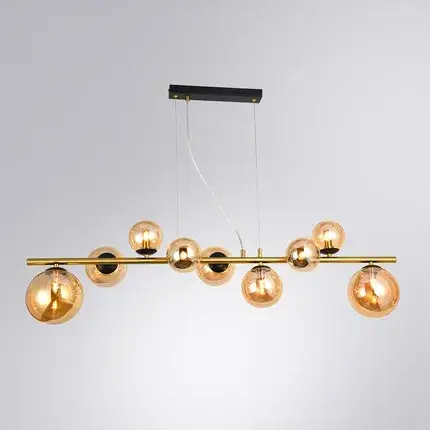 Светильник Arte Lamp A2243SP-9PB GEMINI — черный, ракурс 2