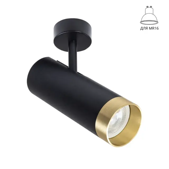 Точечный светильник Arte Lamp A2357PL-1BK TOPIC — черный