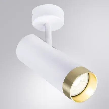 Точечный светильник Arte Lamp A2357PL-1WH TOPIC — белый, ракурс 2