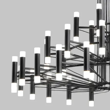 Люстра Arte Lamp A2482SP-84BK EMPIRE — черный, ракурс 2