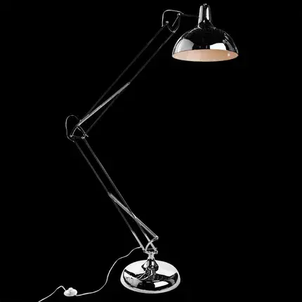 Торшер Arte Lamp A2487PN-1CC GOLIATH — хром, ракурс 2