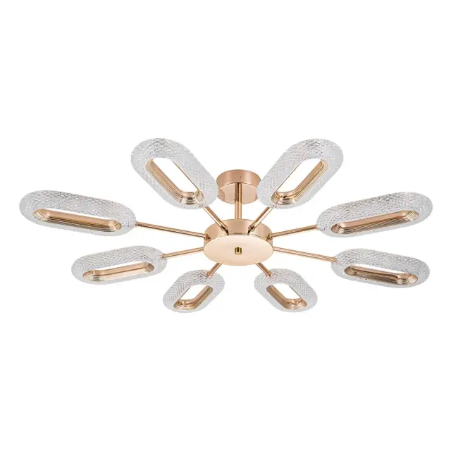 Люстра Arte Lamp A2489PL-8GO OVALE — золотой